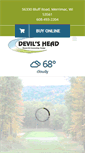 Mobile Screenshot of devilsheadresort.com